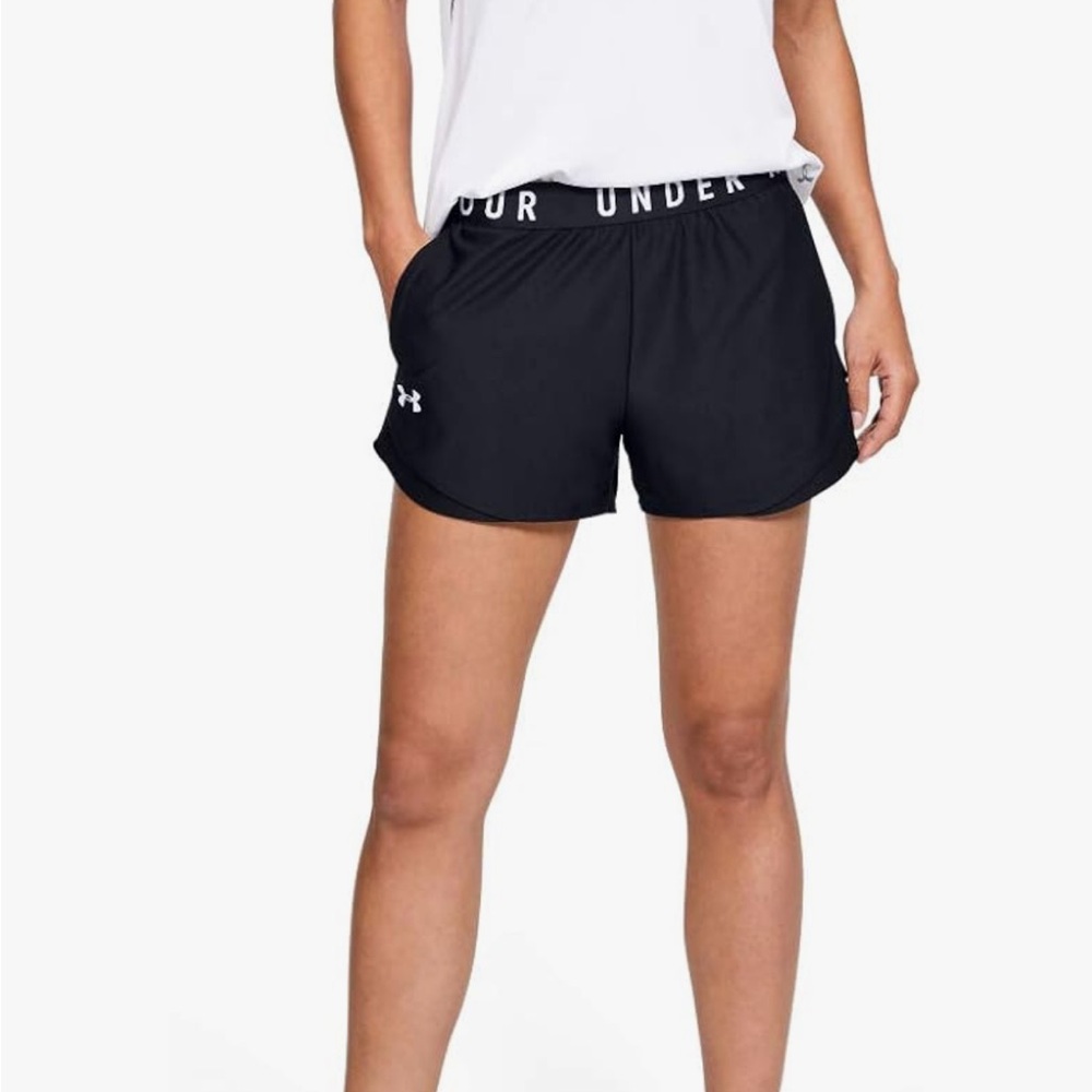 Under Armour Women's Play Up 3.0 Shorts in Black size Extra Small